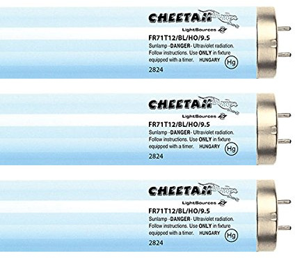 Cheetah Ultra Extreme FR71T12 100W-120W 9.5% Reflector Bi-pin Tanning Lamp (30)
