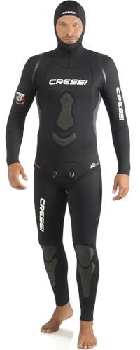 Cressi Apnea Complete Wetsuit - Kompletter Tauchanzug in Soft Neopren, erhältlich in Stärken von 3.5/5/7 mm