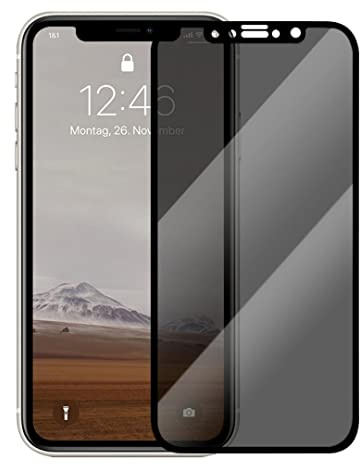 Woodcessories - Japanisches 3D Privacy Schutzglas kompatibel mit iPhone 11 Pro/Xs/X