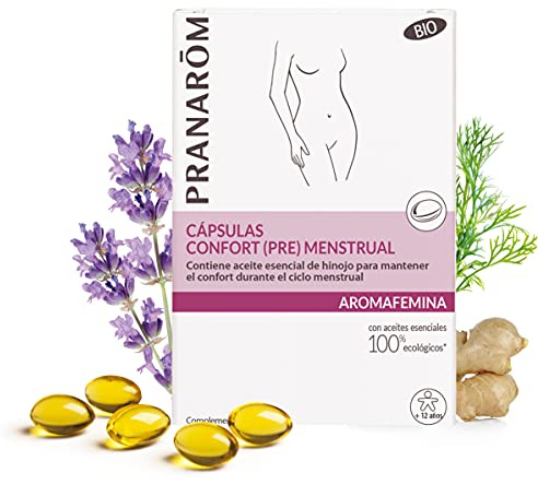 PRANAROM - Aromafemina - Confort Pre Menstrual - 30 Cápsulas