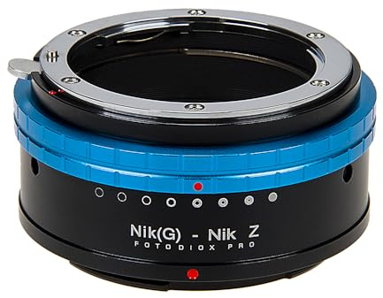 Fotodiox Pro Adattatore per Obiettivo Compatibile con Obiettivi Nikon G su Fotocamere con Attacco Nikon Z