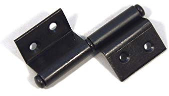 70х28mm Rechts Stahlscharnier zwei Blätter rechteckige Tür Scharniere Schwarz Antik Restaurierungsshop Veraltete Beschläge Vintage Schabby Möbelband