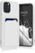 kwmobile Handyhülle kompatibel mit Apple iPhone 12 / iPhone 12 Pro Hülle - Handy Cover mit Fach für Karten - in Weiß matt