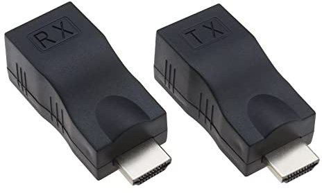The Lord of the Tools Lot de 2 rallonges HDMI vers RJ45 1080p HDMI pour TV haute définition