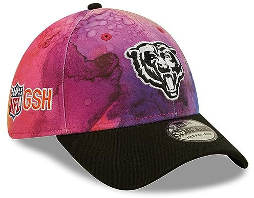 New Era 39Thirty NFL CC Bears Cap Basecap Baseballcap Fullcap Curved Brim Chicago Damen/Herren - Hinten geschlossen, mit Schirm Herbst Sommer Frühjahr Winter Frühling-Sommer Herbst-Winter - S/M