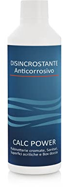 WILMIR SRL Calc Power 500 ml, Disincrostante Anticorrosivo per Docce, superfici acriliche di Vasche, Rubinetterie Acciaio e Sanitari