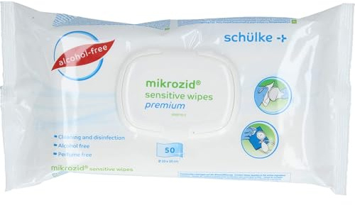 Mikrozid Sensitive Wipes Desinfektionstücher zur reinigenden Desinfektion empfindlicher Flächen und sensibler Medizinprodukte., 50 St. Tücher