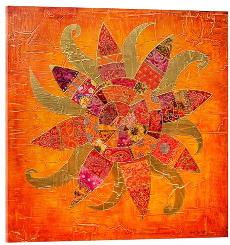 Posterlounge Sol Fantastico Acrylglasbild von Andrea Haase 70 x 70 cm Orange Wandbilder Wanddeko