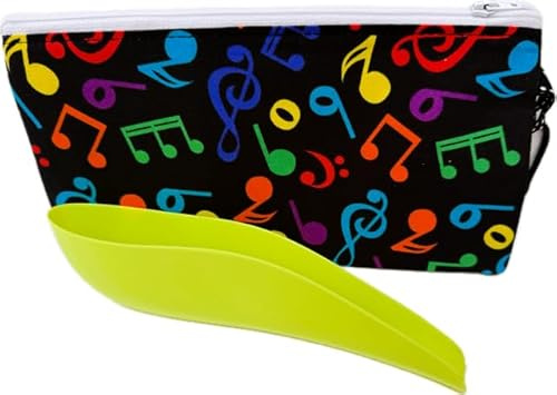 Urinette® Rigide avec Pochette de Rangement et Son Mousqueton (Vert anis + Musik)
