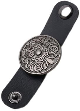 TERNCOEW Fermoirs d'écharpe en cuir synthétique - Boucle sculptée - Boucle d'écharpe de sécurité - Plusieurs types pour écharpes arabes - Fermoirs d'écharpe pour femme - Accessoires d'écharpe -