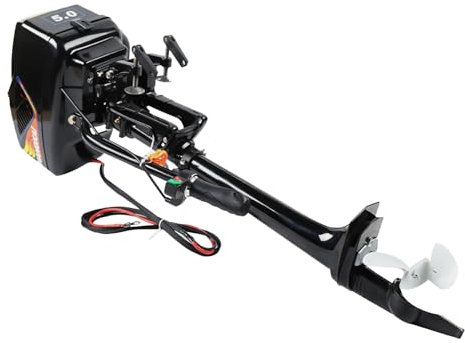 Elektromotor Boot, Außenborder, Bootsmotor 48V Elektro Außenborder Winkel 90Ḟ kippbar 5 Vorwärtsgänge, 3 Rückwärtsgänge Außenbordmotor Bootsmotor für 1763.7LBS Schlauchboote, Gummiboote