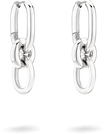 LIEBESKIND BERLIN Damen Schmuck Organic Knot – Kette, Armband und Creolen aus Edelstahl in verschiedenen Farben - zeitlos, modern & alltagstauglich