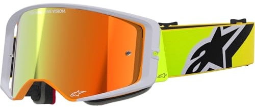 Alpinestars Supertech Corp Absolute Vision Mirror Motocross Brille, gelb, Einheitsgröße