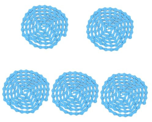 Mipcase 5pcs Mountain Bike Chain Replacement Easy Installation Clean Professional Grade Chain Bike