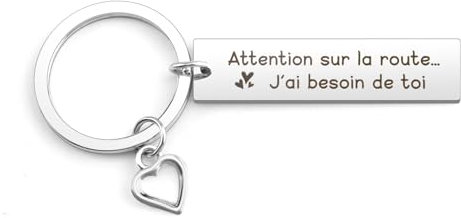 Cadeau Saint Valentin pour Homme, Cadeau pour Son Copain, Cadeau St Valentin Homme, Cadeau Saint Valentin Femme,Porte Clef Coupl,Cadeau Amoureux pour Homme,Cadeau Homme Amour,Cadeau Mari,Cadeau Copine