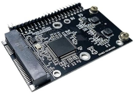 Knoruley Adaptateur MSATA SSD vers IDE 44 Broches, Adaptateur MSATA vers IDE, Carte Adaptateur 44 Broches IDE 2,5 Pouces, Convertisseur MSATA SSD vers IDE 44 Broches 2,5 Pouces.
