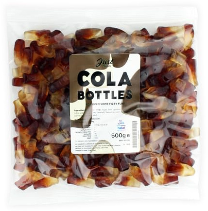 Just Treats Cola Bottles (500g Share Bag)