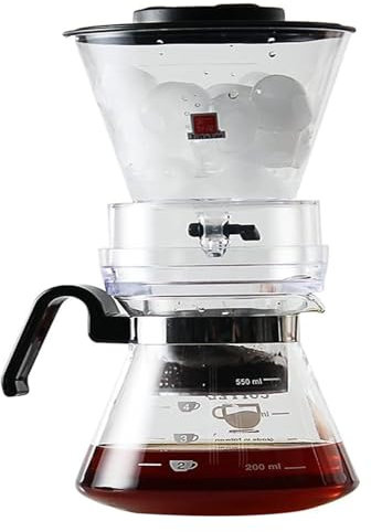 KEuLen Cafetera Sifón, Cafetera de Sifón, Cafetera Manual con Filtro y Flujo de Agua Ajustable for café o té.