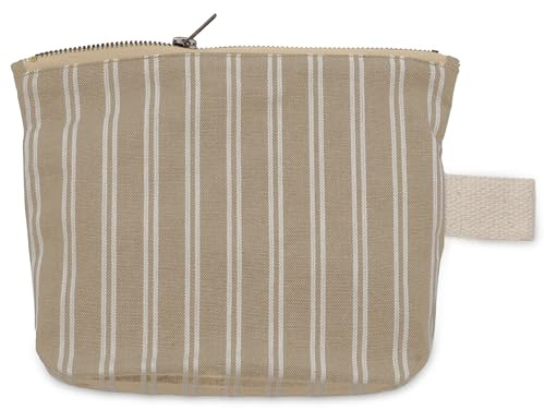 Linnea Trousse de Toilette en Coton 22x17 cm Lili DÉCO Marron Camel