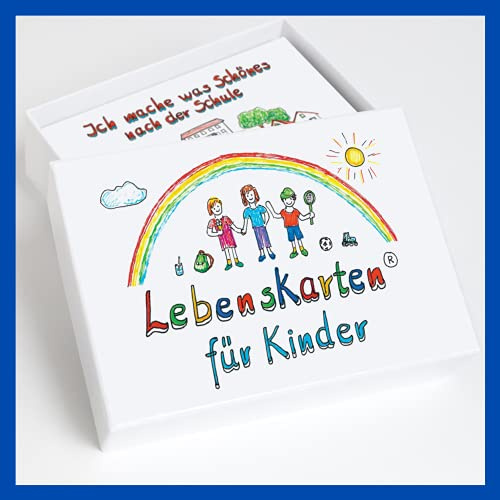 Lebenskarten für Kinder – 72 Pädagogische Impulskarten für mehr Selbstvertrauen, Lebensfreude & emotionale Stärke – Spielerisches Lernen fürs Leben | Besonderes Geschenk