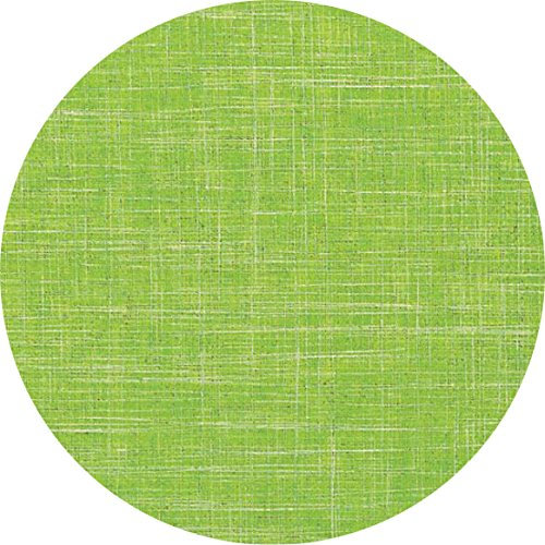 d-c-fix Wachstuch Leinen Look RUND OVAL Farbe & Größe wählbar Rund 80 cm Grün abwaschbare Tischdecke