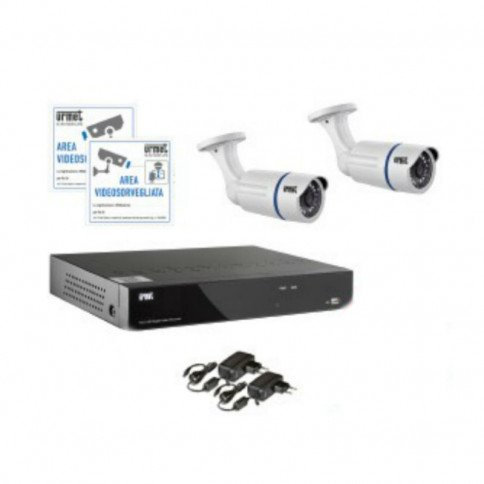KIT AHD 1080P C/TELECAMERA PIR 4CH (URMET cod. 1097/802)