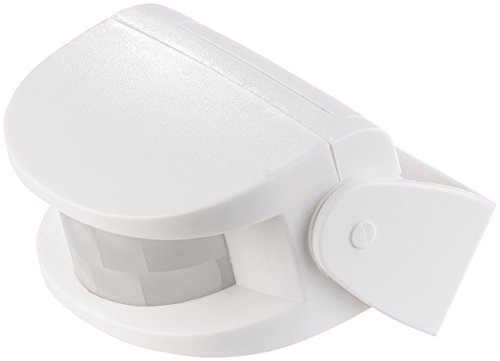 CASAcontrol Zubehör zu Funkgong-Set: PIR-Bewegungsmelder für Funk-Klingel-Serie KFS-150, Batteriebetrieb (Steckdosenklingel)