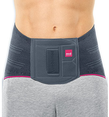 medi Lumbamed basic - Rückenorthese Herren - silber - Größe V - Orthese zur Stabilisierung der Lendenwirbensäule