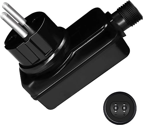 StarryEver 12V 1000mA EU-Adapter EU Stecker, Niederspannungs Netzteil Ersatz für LED Schlauch Lichterkette 12V 1000mA EU-Adapter EU Stecker