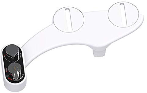 Attacco per bidet meccanico non elettrico per sedile del water autopulente, doppio ugello bidet spruzzatore a caldo regolabile a caldo,1/2