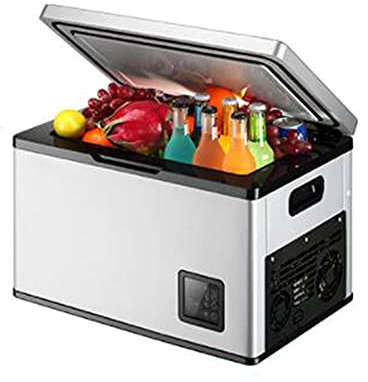 XIAOLIN 22 Liter Portable Car Fridge Freezer 12/24/220V Electric Car Refrigerator Cooler Box, Camping, Vehicle, Truck, -22°C-10°C