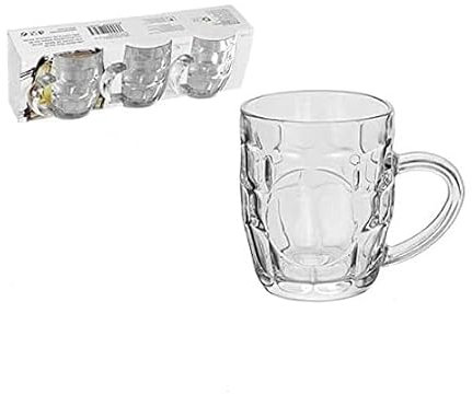 Cm 156901 Vaso Cristal Pack 3 Tanques de Cerveza 300Ml