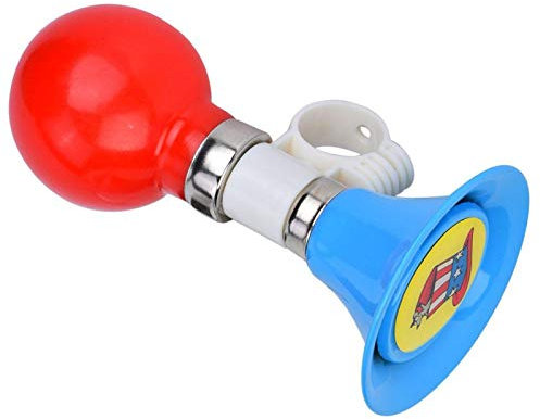 Fahrradhupe Kinder, Hupe Kinderfahrrad, 13cm Metall + Kunststoff Kinderfahrradklingel Fahrradglocke Kinder Fahrradklingel Kinder für Fahrradlenkerdurchmesser Unter 22,2mm(Blau)