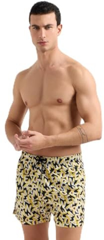 EMPORIO ARMANI Bañador Tipo bóxer para Hombre, Pequeño EA BLU/Old GOL, XXL