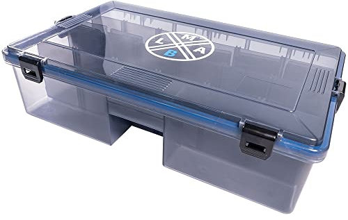 Angelbox LMAB Tackle Box Deep, Big bait Hecht Köder Box groß, wasserdicht, 35,5 x 23 x 9,2 cm