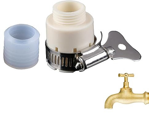 Samuliy Waschbecken-Schlauchverbindungen | Waschbeckenschlauch-Verlängerung Wasserhahnverbindungen – Gartenschlauch-Zubehör, wiederverwendbarer Bewässerungsschlauchverbinder,