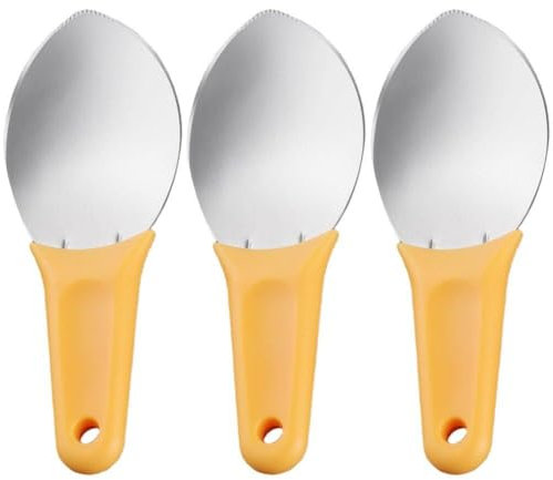 Tsffae 3-teiliger Mangoschneider Aus Edelstahl Rutschfestem Griff, Mangoschneider, Obstentkerner, zubereitungswerkzeug, küchengerät Für Zuhause