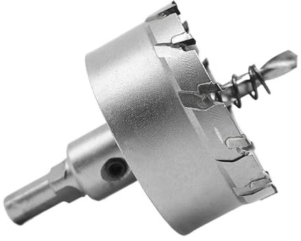 1 scie cloche bimétallique, 12-200 mm, foret de scie cloche à noyau TCT, scie cloche en carbure TCT robuste for acier inoxydable, fer, cuivre, plastique(150mm)