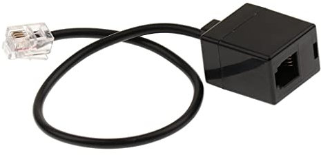 BaotyJie Cavo Adattatore Modulare Maschio-Femmina RJ9 4P4C per Cuffia-Telefono