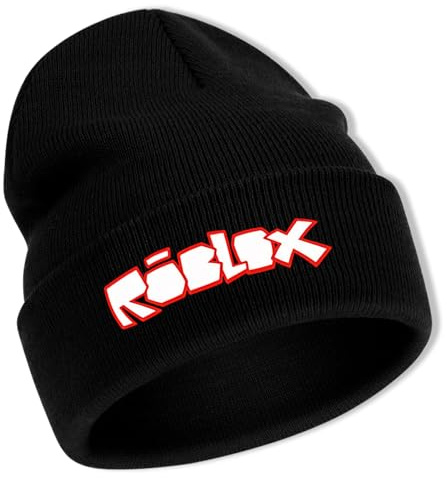 Ubephant Bonnet Roblx, Bonnet Tricoté Roblx, Bonnet d'hiver pour Hommes et Femmes, Bonnet Tricoté pour Automne et Hiver, Cadeau Chapeau pour Enfants et Adultes, Tour de Tête de 15 à 24 Pouces