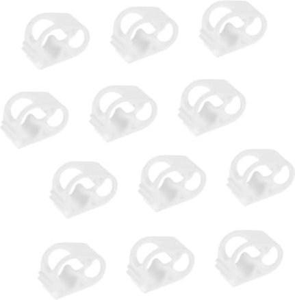GETAJGHSD 12pièces Silicone Tube Clamps with Fingertip Shut-off Control Small Hose Valves for Laboratory Gardening and Analytical Instruments