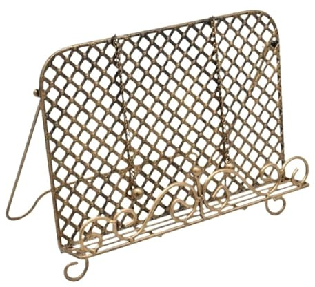 YAOHY Atril para Libros Plegables De Hierro, Colocación De Decoración del Hogar, Soporte Libros Lectura De Partituras De Atril Estudio Multifuncionales(F)