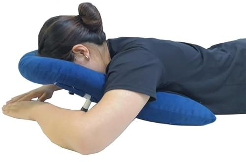 Almohada boca abajo después de una cirugía ocular para dormir, masajea la cama del reposacabezas, vitrectomía del sueño y almohada de descanso macular