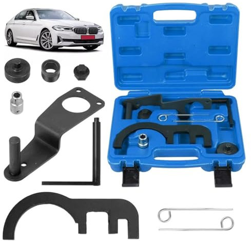 INREPRO Kit de Herramientas de Bloqueo de Ajuste del árbol de levas de sincronización, Juego de Calado de distribución para BMW N47 N47S N57, 2.0 Motor Diésel