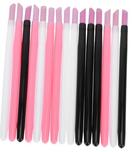 Lápiz para Pulir Uñas Abs 15 Piezas para Limpieza y Acabado | Removedor de Piel Muerta, Herramientas de Manicura, Formato Práctico para Cuidado de Uñas