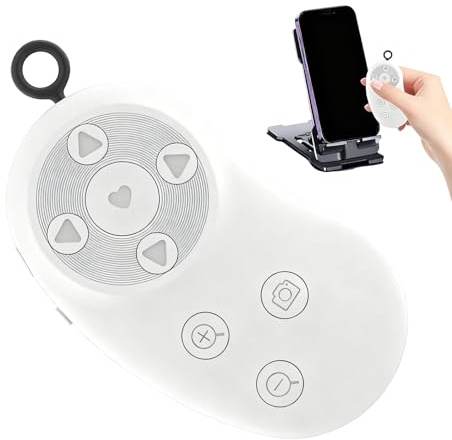 Fjärrkontroll för Kamera Trådlös Bärbar Multifunktionell Foto Slutare