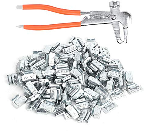 Poids d'équilibrage de Roue de Pneu, 100 pièces 15 g/0,53 oz en Alliage d'aluminium de Style P à Clipser sur Le Poids de Roue d'équilibrage, réparation de Pneu avec Pince