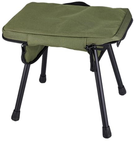 Silla Plegable para Camping Soporta 80 kg Silla Exterior Ligera | Taburete Plegable Portátil para en Pesca, Playa, Senderismo, Mochilero, Viaje, Picnic, Exterior, Jardín y Patio