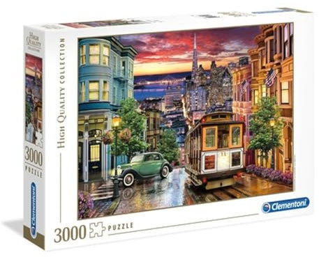 Clementoni - 33547 - Collection Jigsaw Puzzle Age 14+ for Children and Adults - Francisco-3000 Pieces