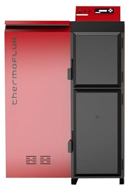 ThermoFlux Pelletkessel | Pelling 25 ECO | 25kW | 230kg Behälter links